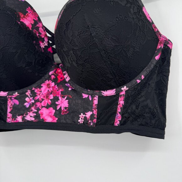 Torrid sexy curves XO Plunge Push-Up Bra corset like style size 42 DDD new witho - Picture 5 of 12